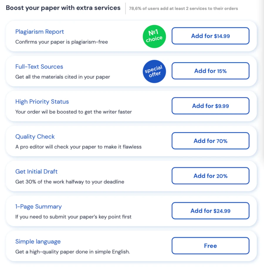 Paper Extras