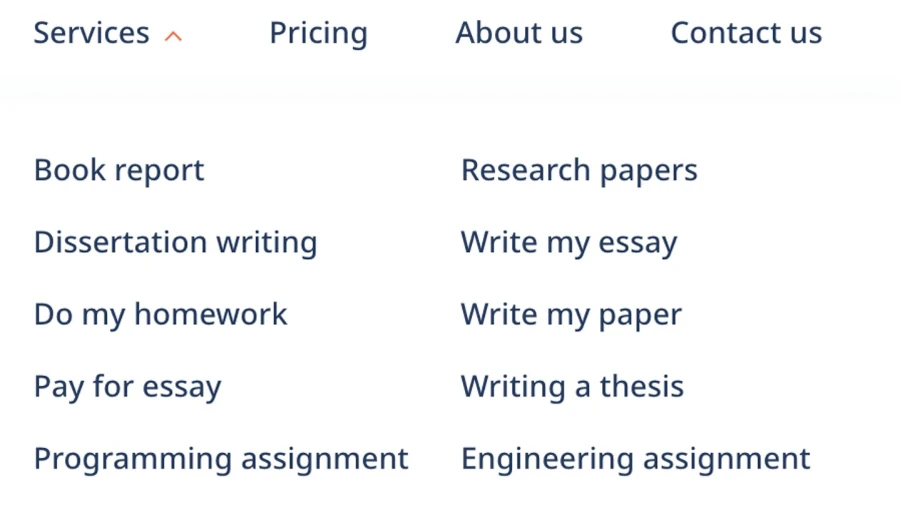 Types of Papers Available