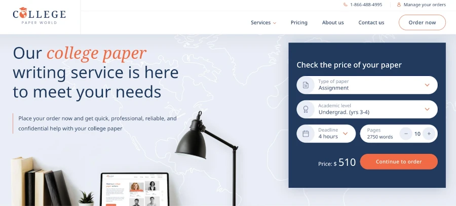 CollegePaperWorld review logo