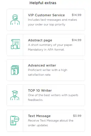 WriteMyEssays helpful extras