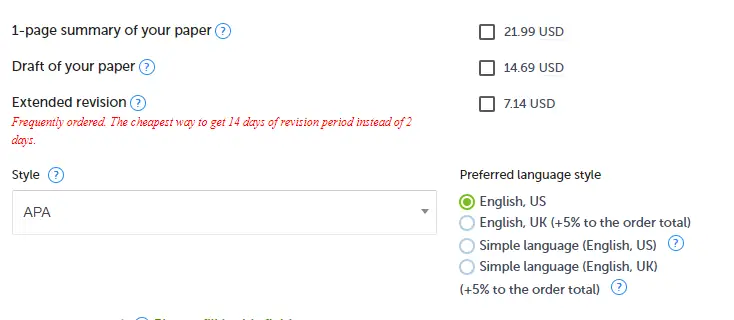 EssayWritingStore add-ons