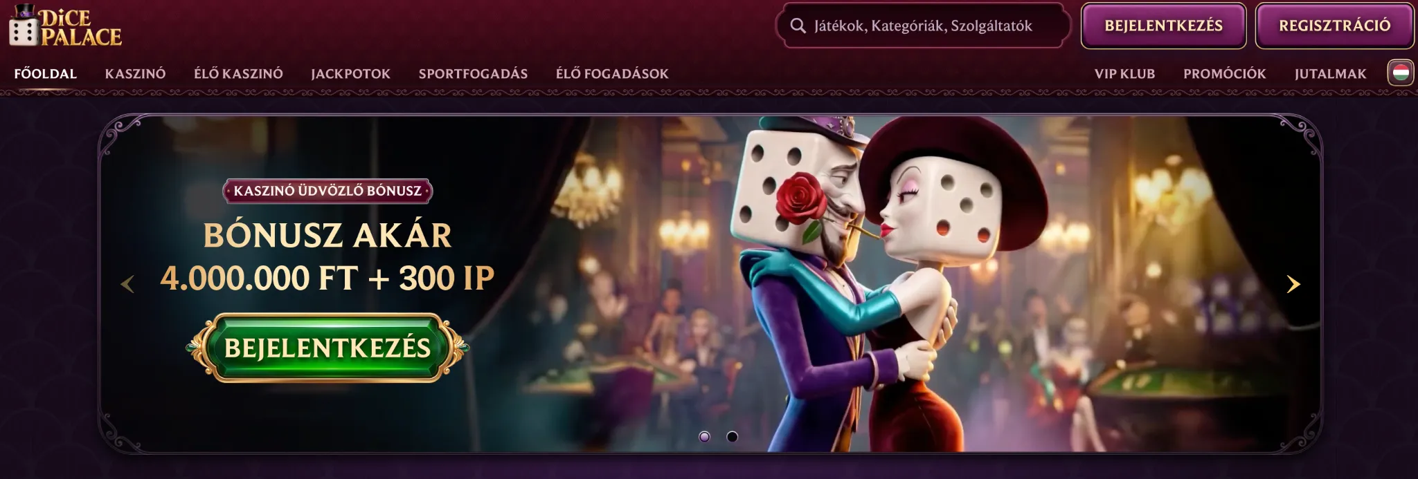 DicePalace Kaszinó DicePalace Kaszinó