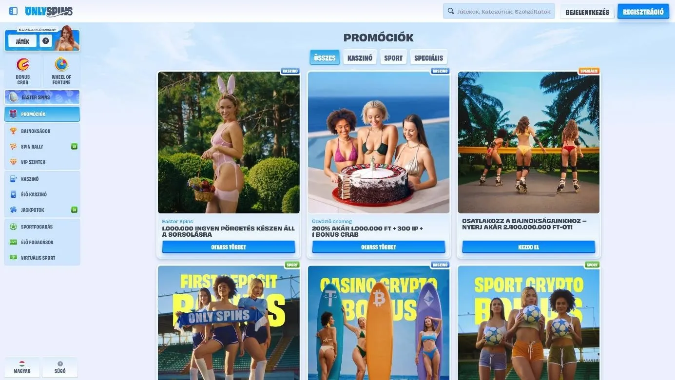 OnlySpins Kaszinó bónuszok OnlySpins Kaszinó bónuszok