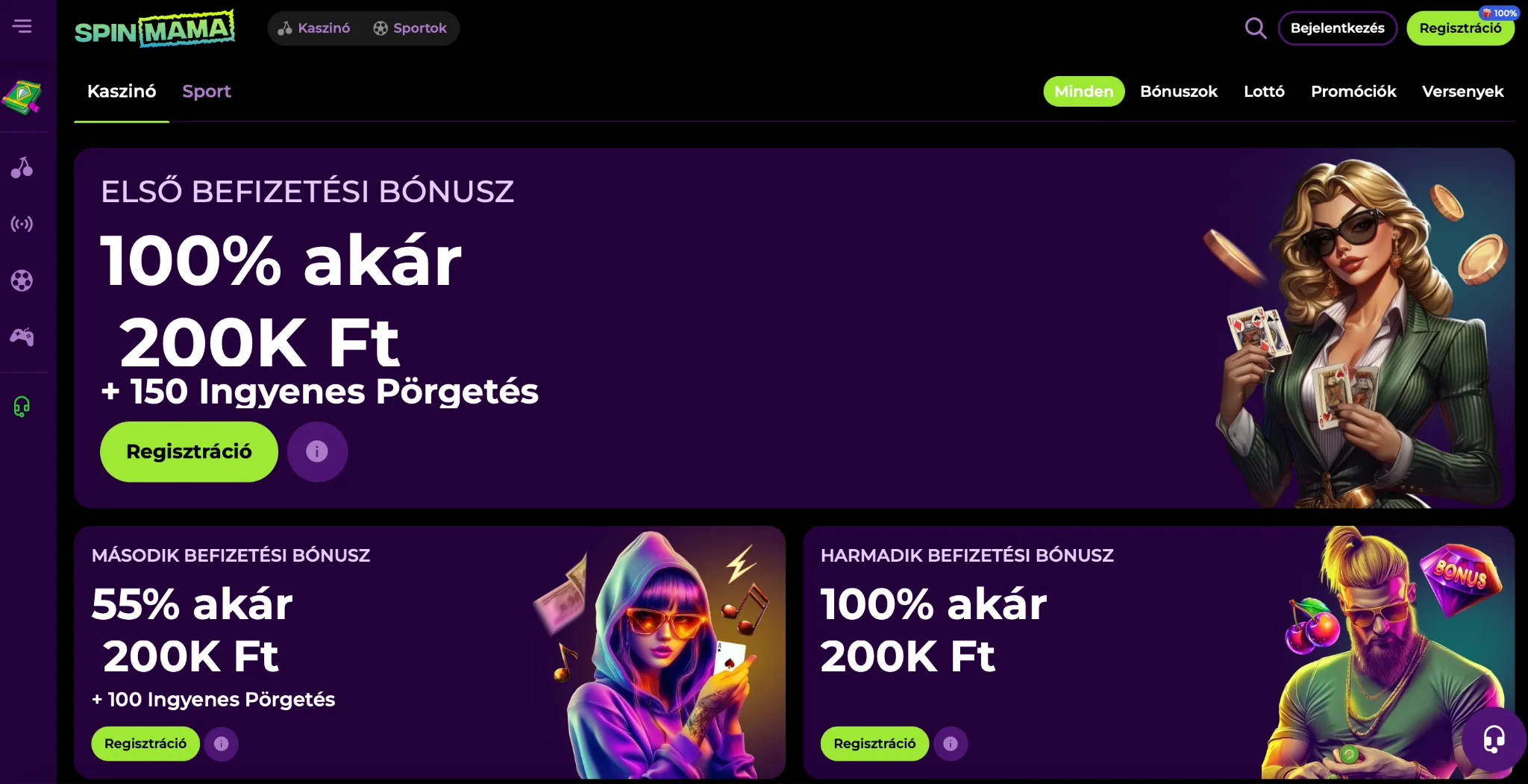 Bónuszok és Promóciók