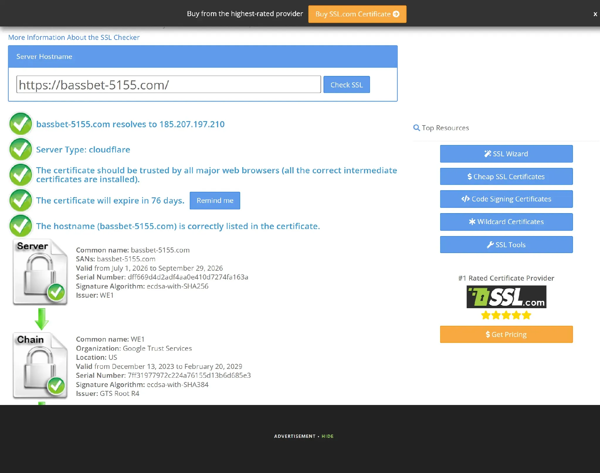 A Bassbet SSL-titkosítása A Bassbet SSL-titkosítása