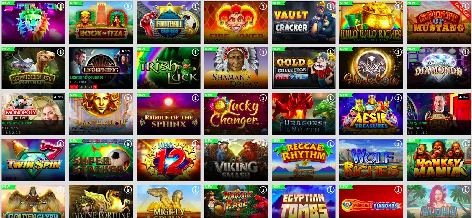 A Magic Red Casino játékok rövid bemutatója
