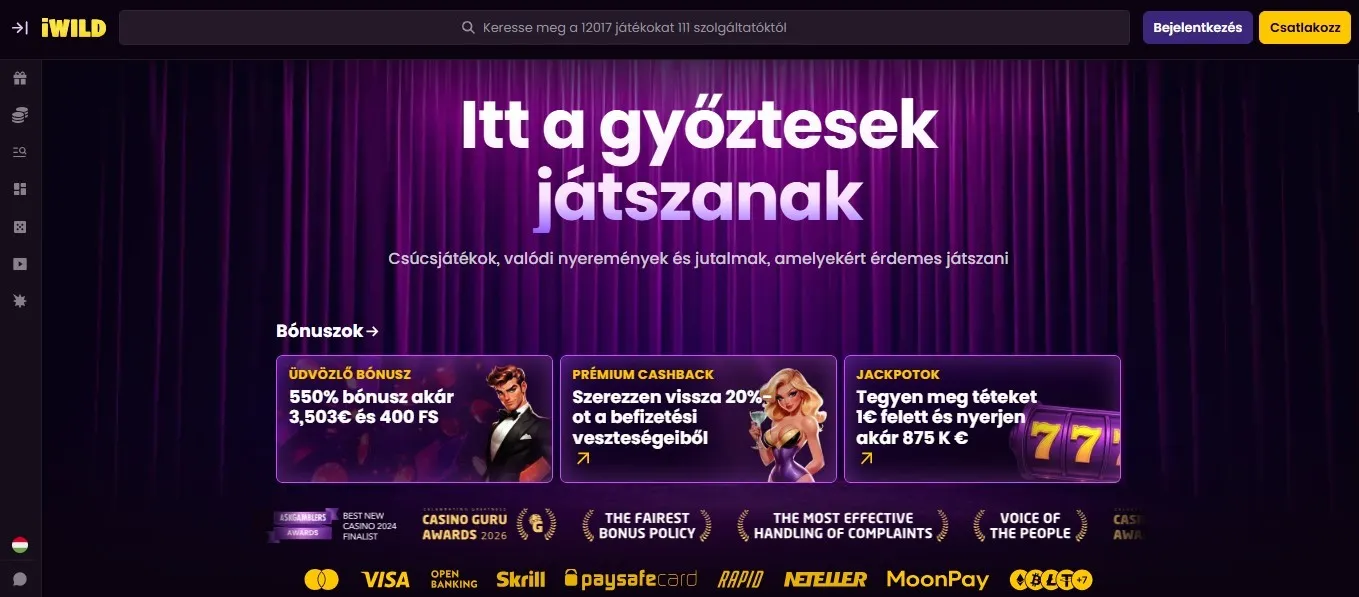 iWild honlap -regisztráció iWild honlap -regisztráció