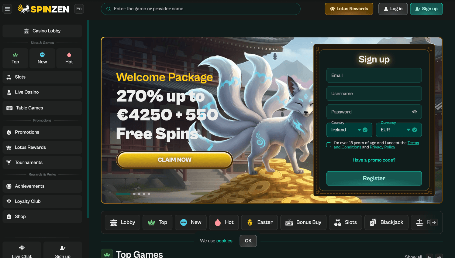 Spinzen Casino