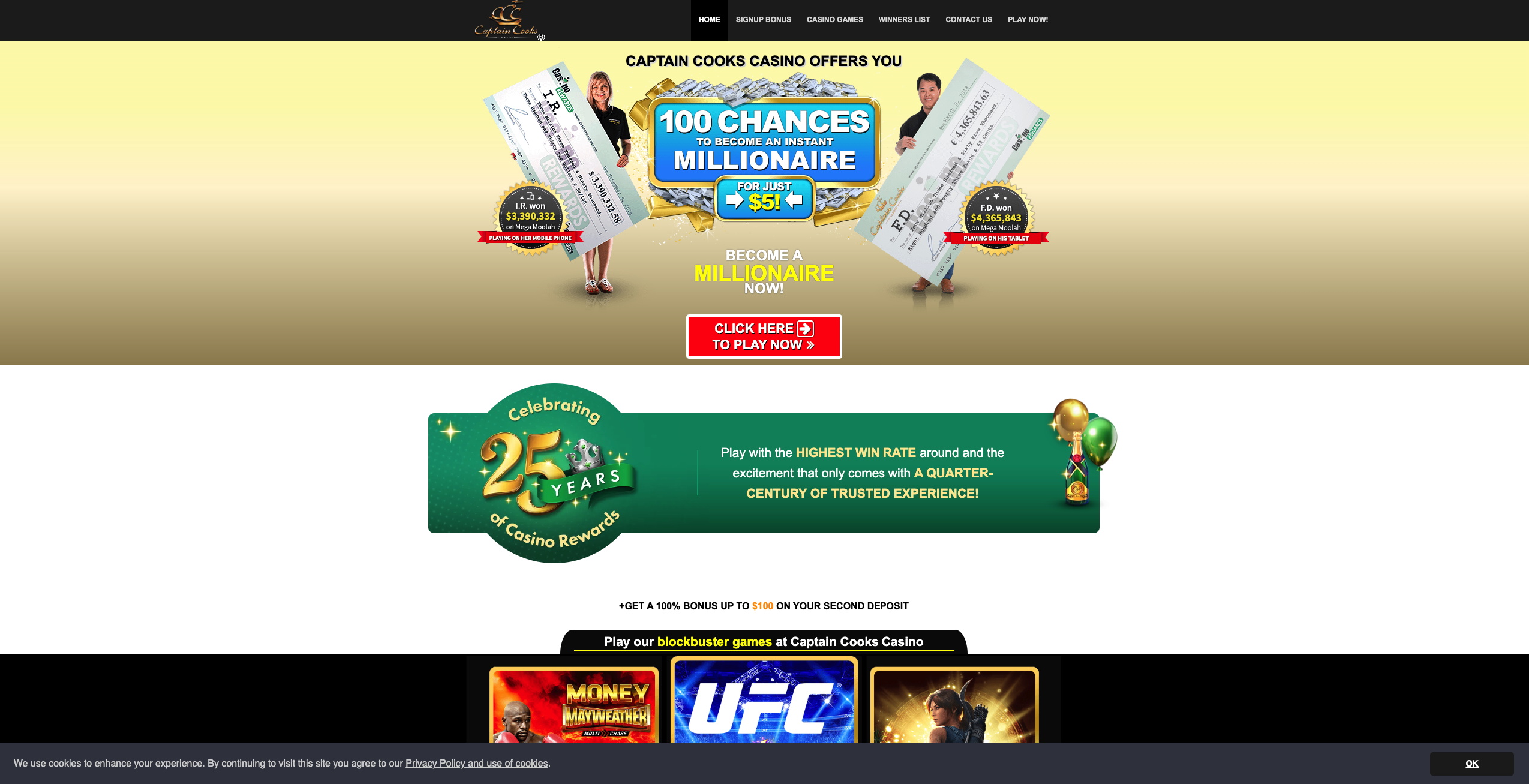 Captain Cooks casino