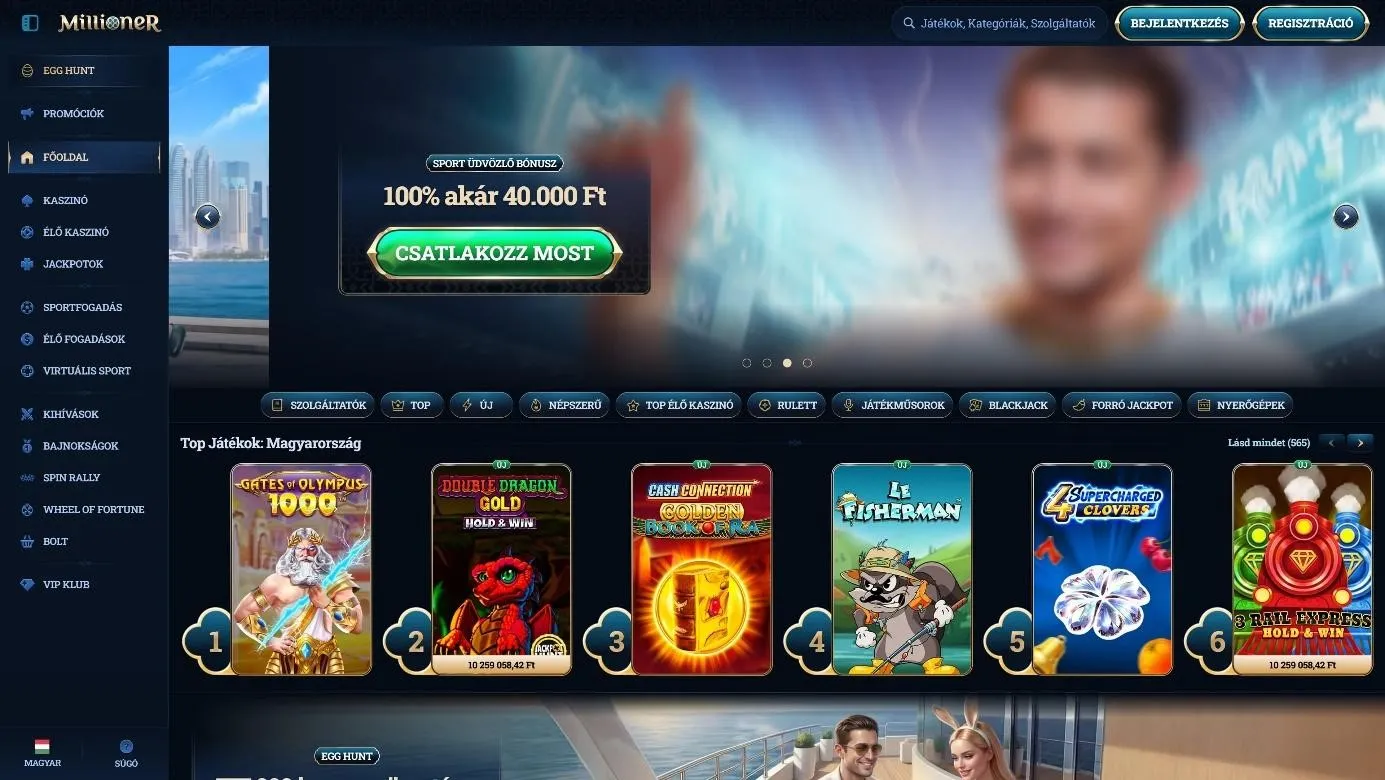 Millioner Kaszin&oacute;