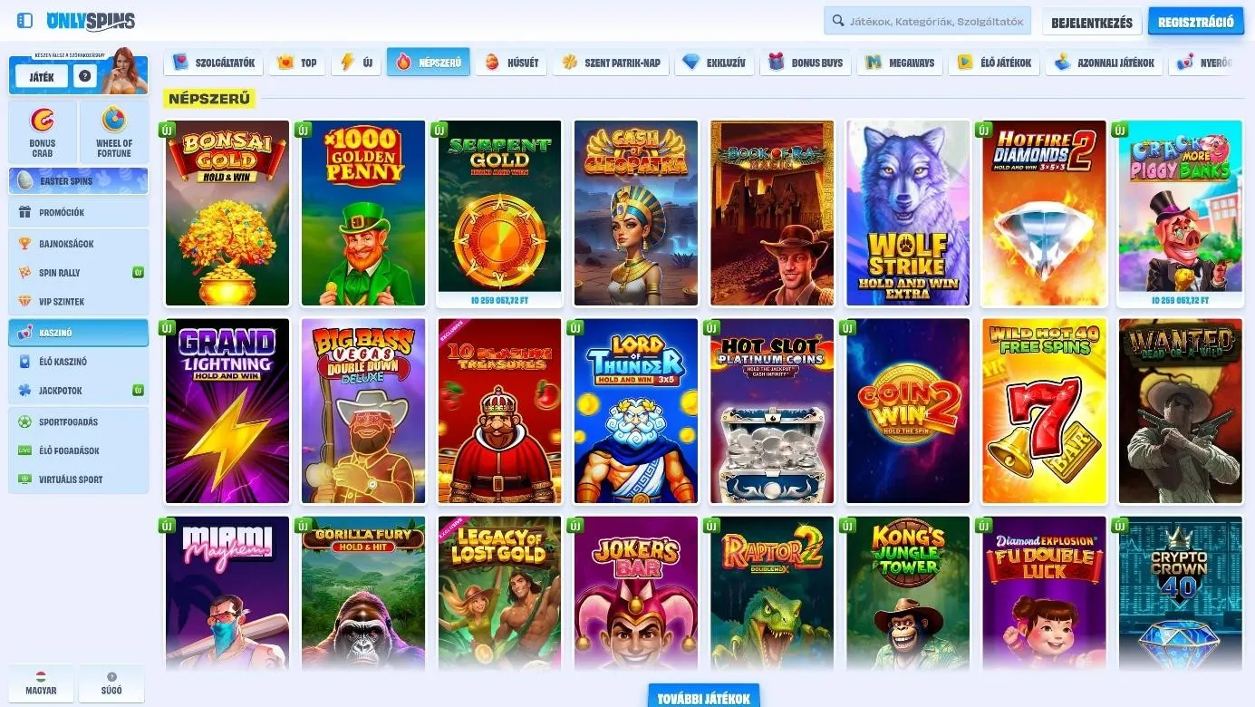 Játékkínálat Játékkínálat