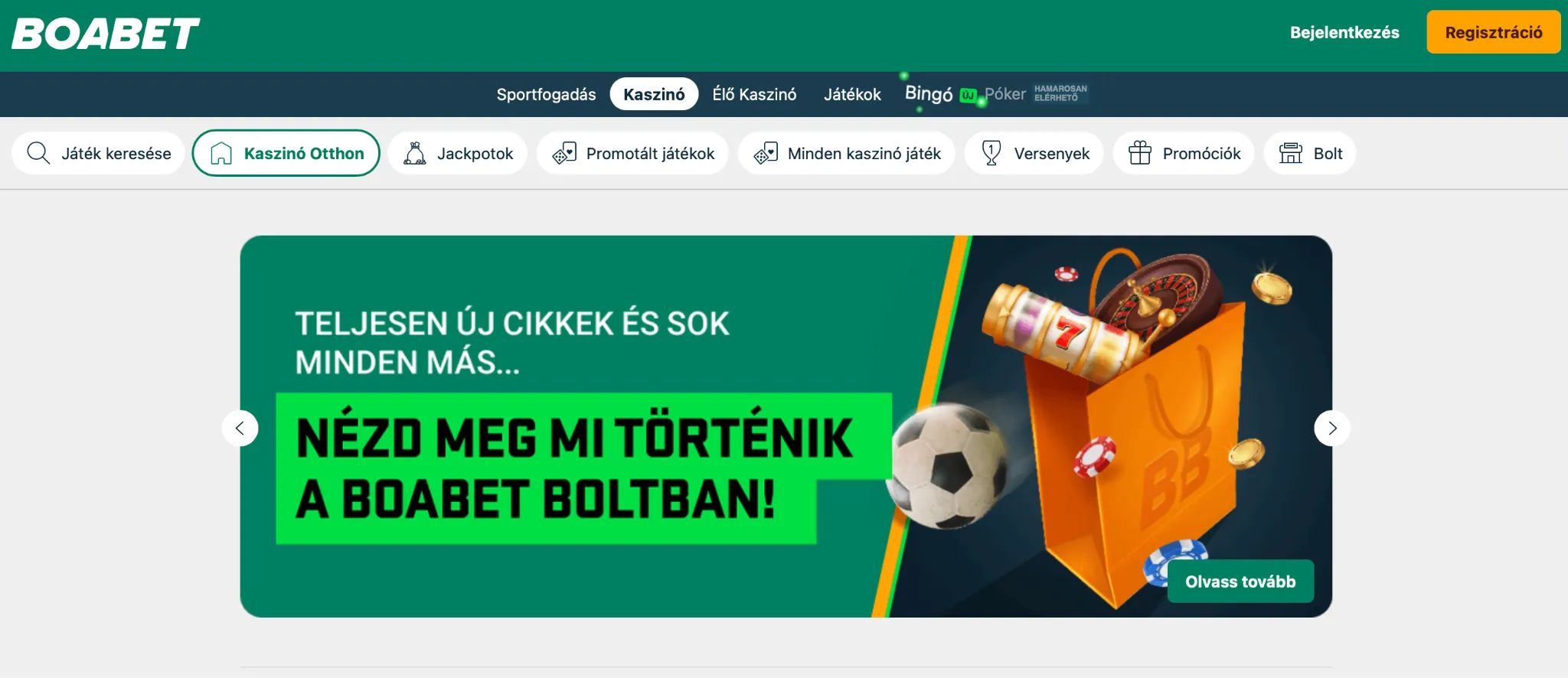 BoaBet kaszinó