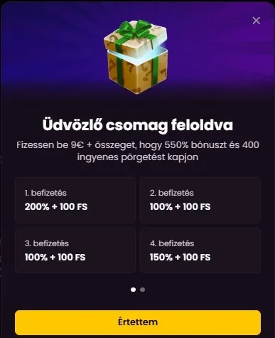 iWild honlap - Üdvözlő bónusz csomag iWild honlap - Üdvözlő bónusz csomag