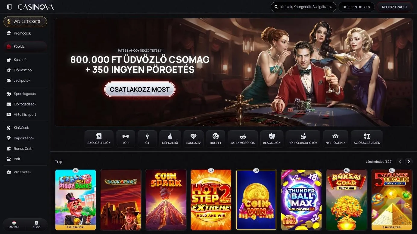 Casinova Kaszin&oacute;