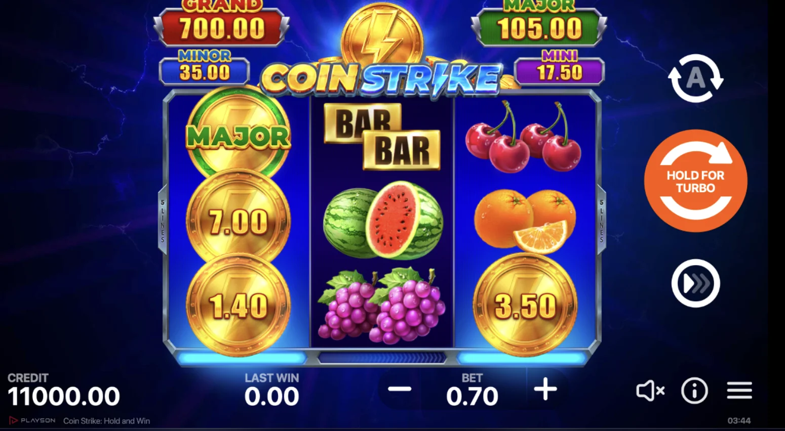 A Coin Strike: Hold and Win