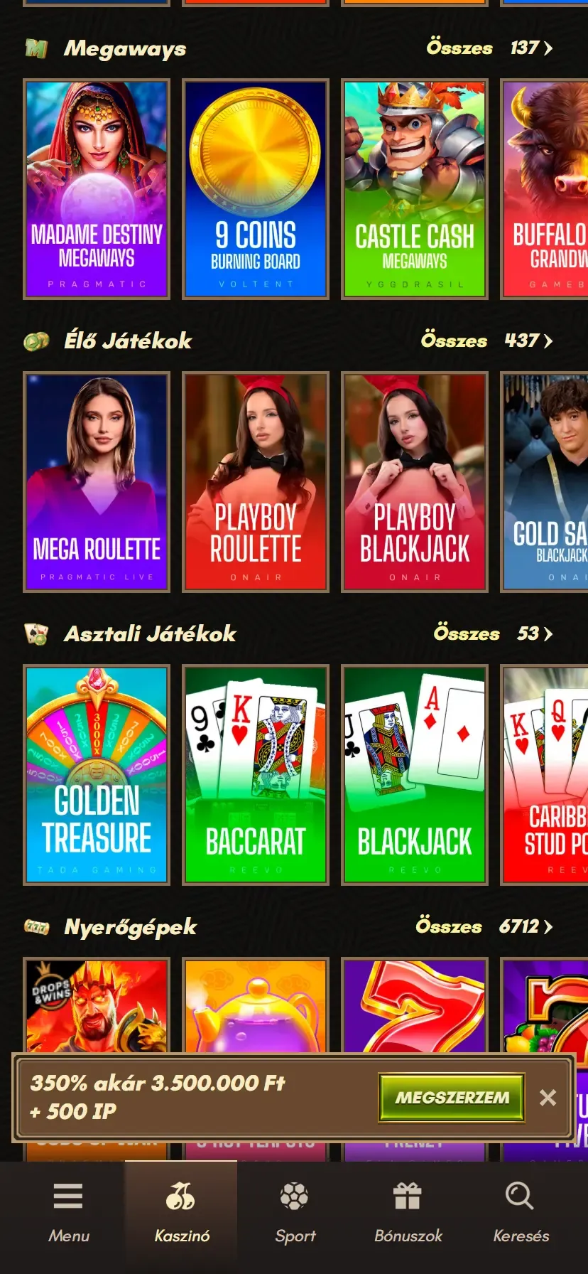 A Sankra Casino mobil verzi&oacute;ja
