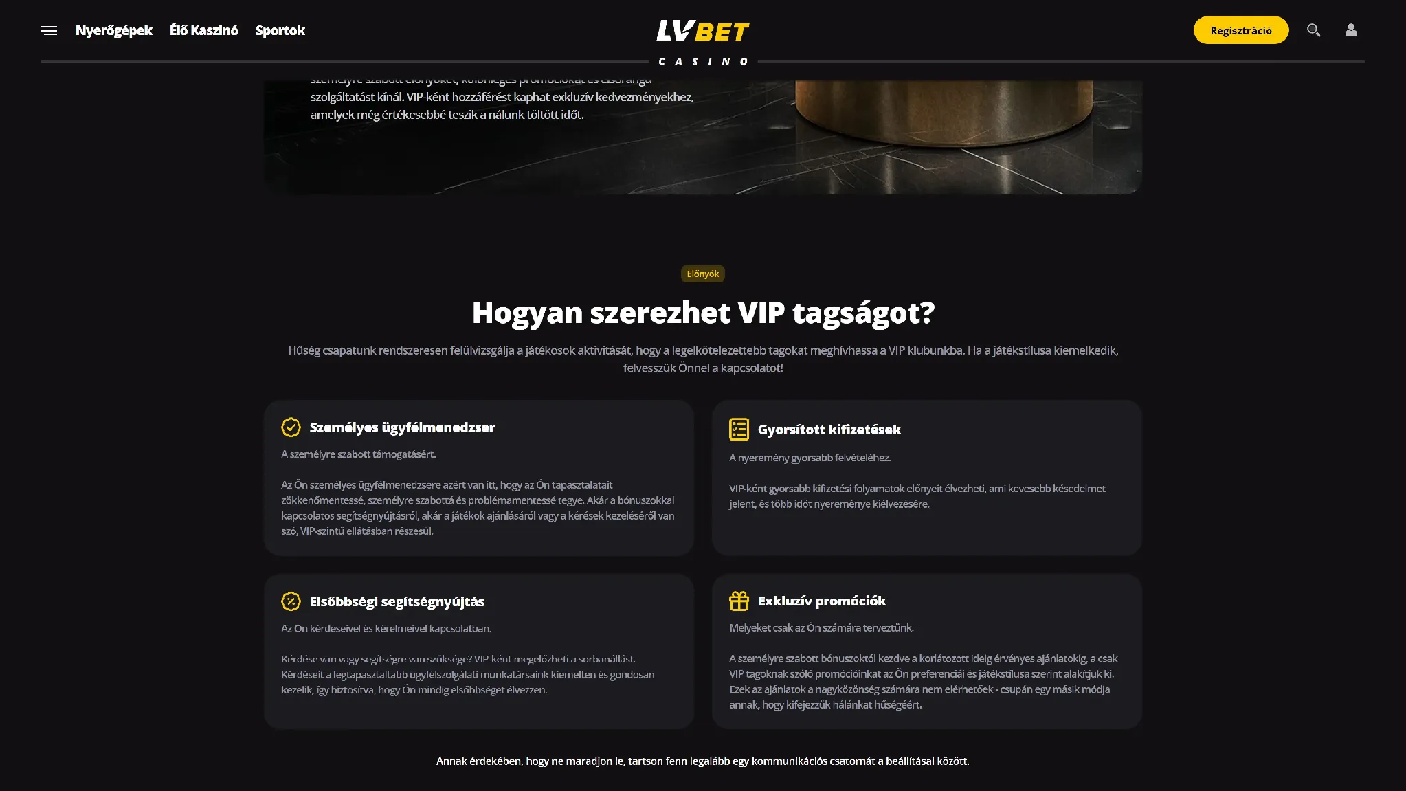 Az LVBet Casino hűségprogramja Az LVBet Casino hűségprogramja