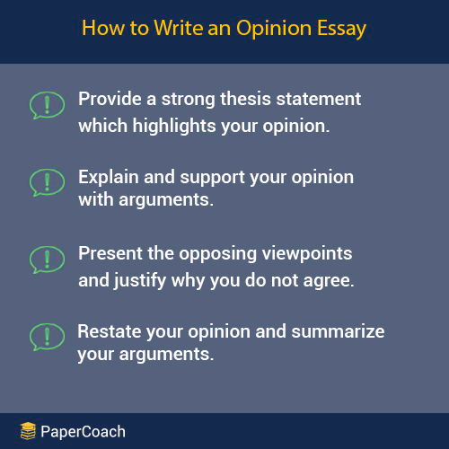 How to Write an Opinion Essay