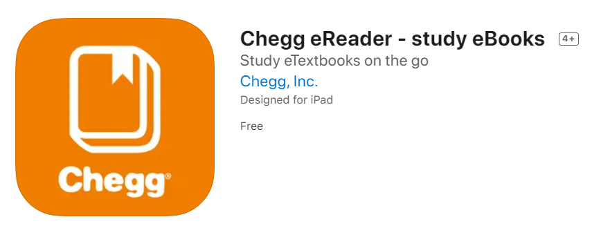 Chegg Books is one of the best book apps
