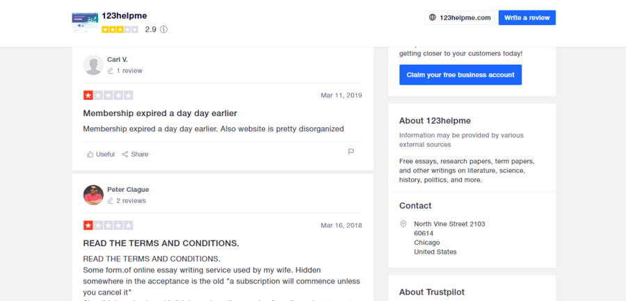 123helpme reviews