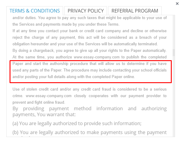 Details on determining a customer