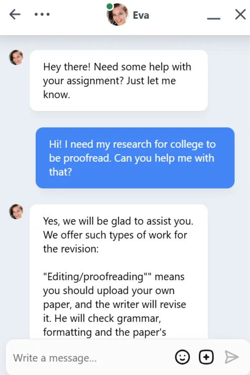 SpeedyPaper customer support