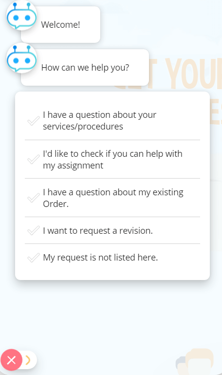 EssayRoo customer support
