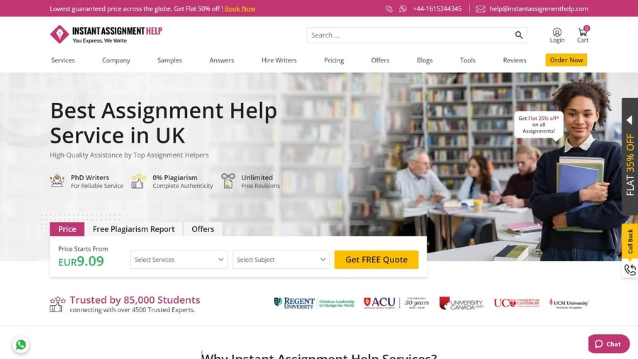 instant assignment help reviews