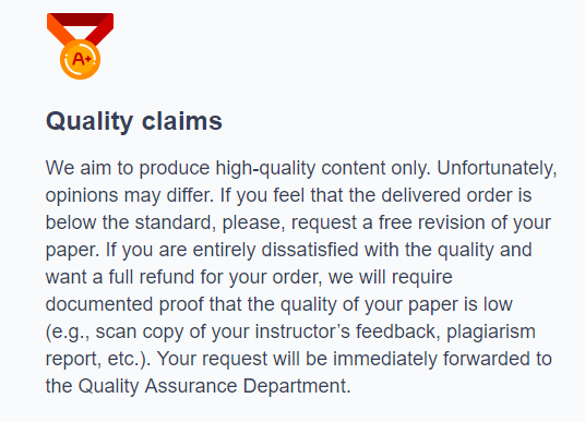 MasterPapers guarantees