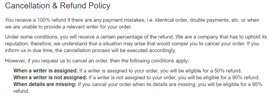 PapersLead refund policy