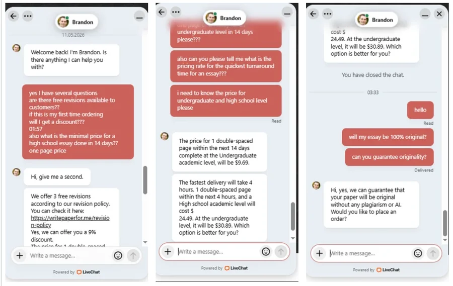 write paper for me customer support