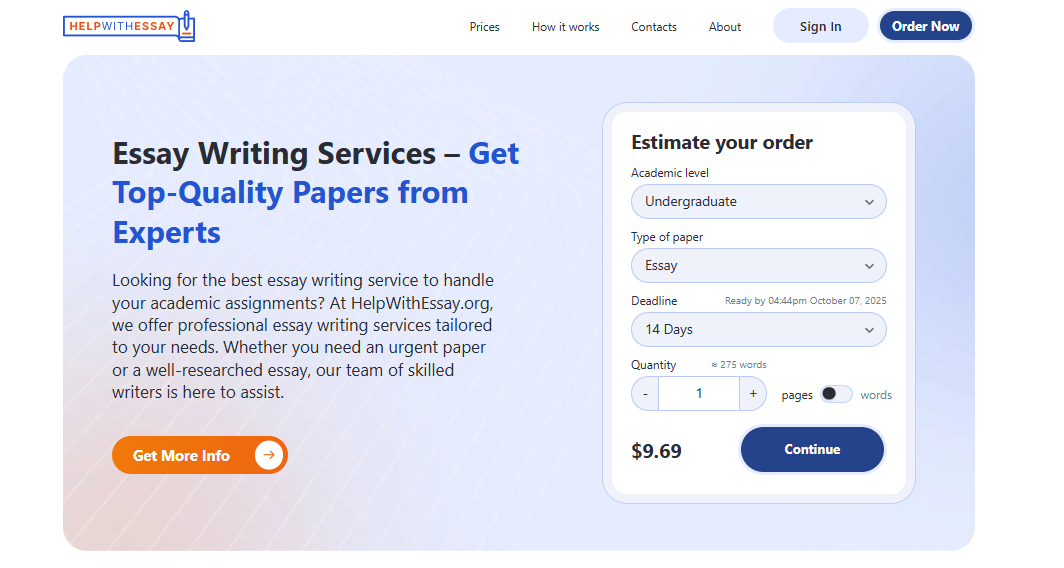 HelpWithEssay