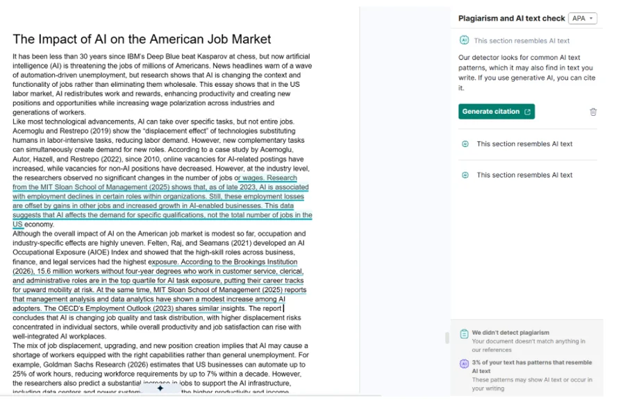 plagiarism check