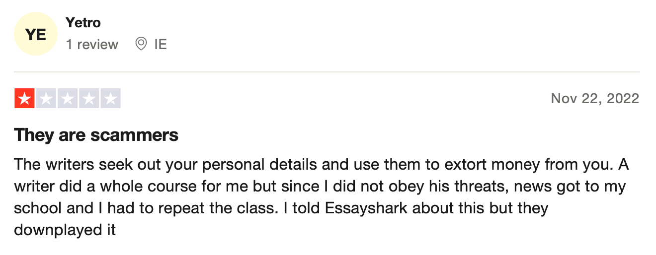 Essay Shark review