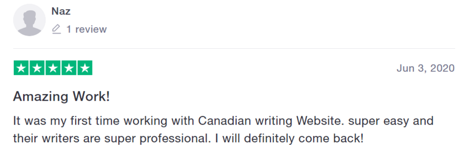 CanadianWritings Online Reputation