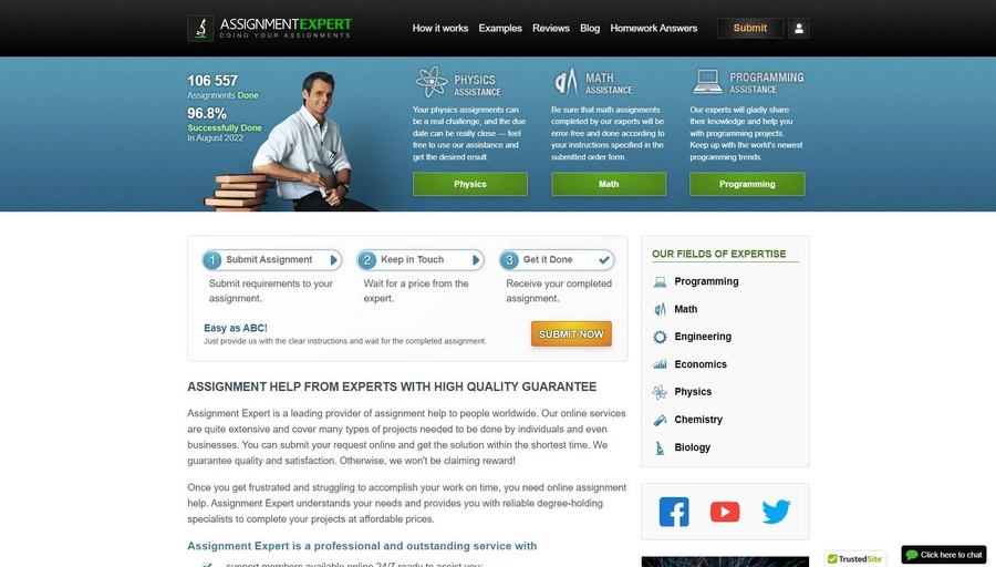 top assignment experts review