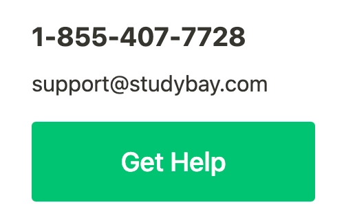 Studybay customer support
