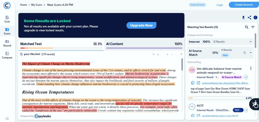 jasper ai service ai scan