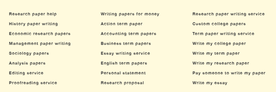 types of papers