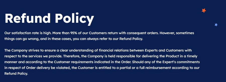 Domyessay moneyback guarantees