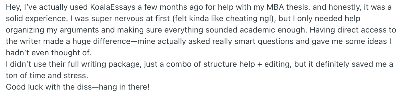 Koala Essays reviews