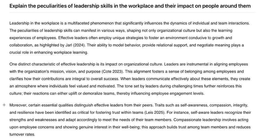 the good ai paper quality