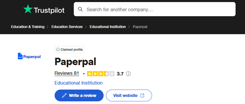 paperpal online reputation