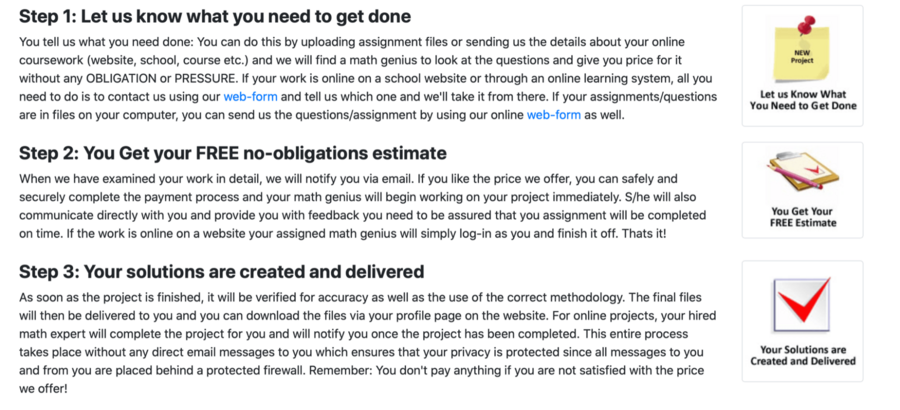MyMathGenius ordering process