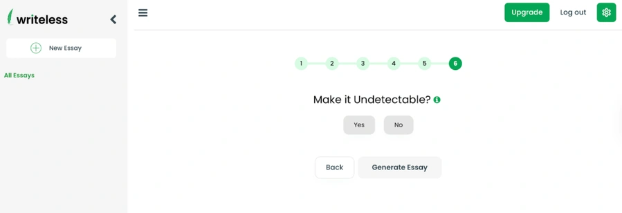 writeless writing process