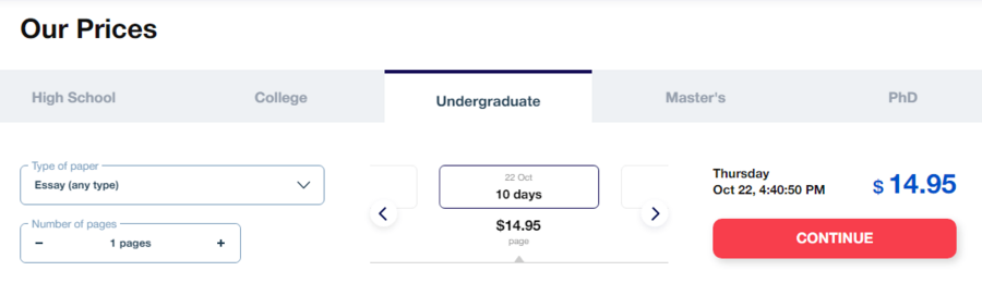EssayUSA order form