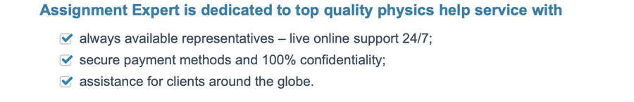 AssignmentExpert support