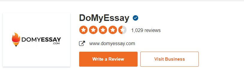 Domyessay reviews on Sitejabber