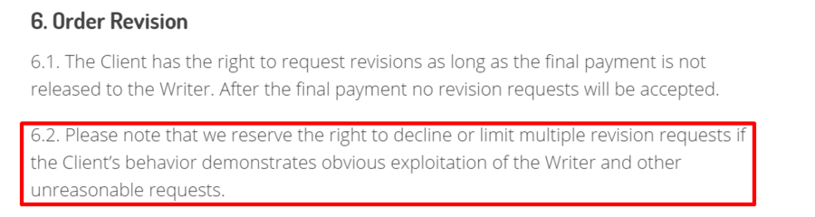 EssayShark revision
