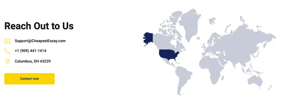 CheapestEssay customer support